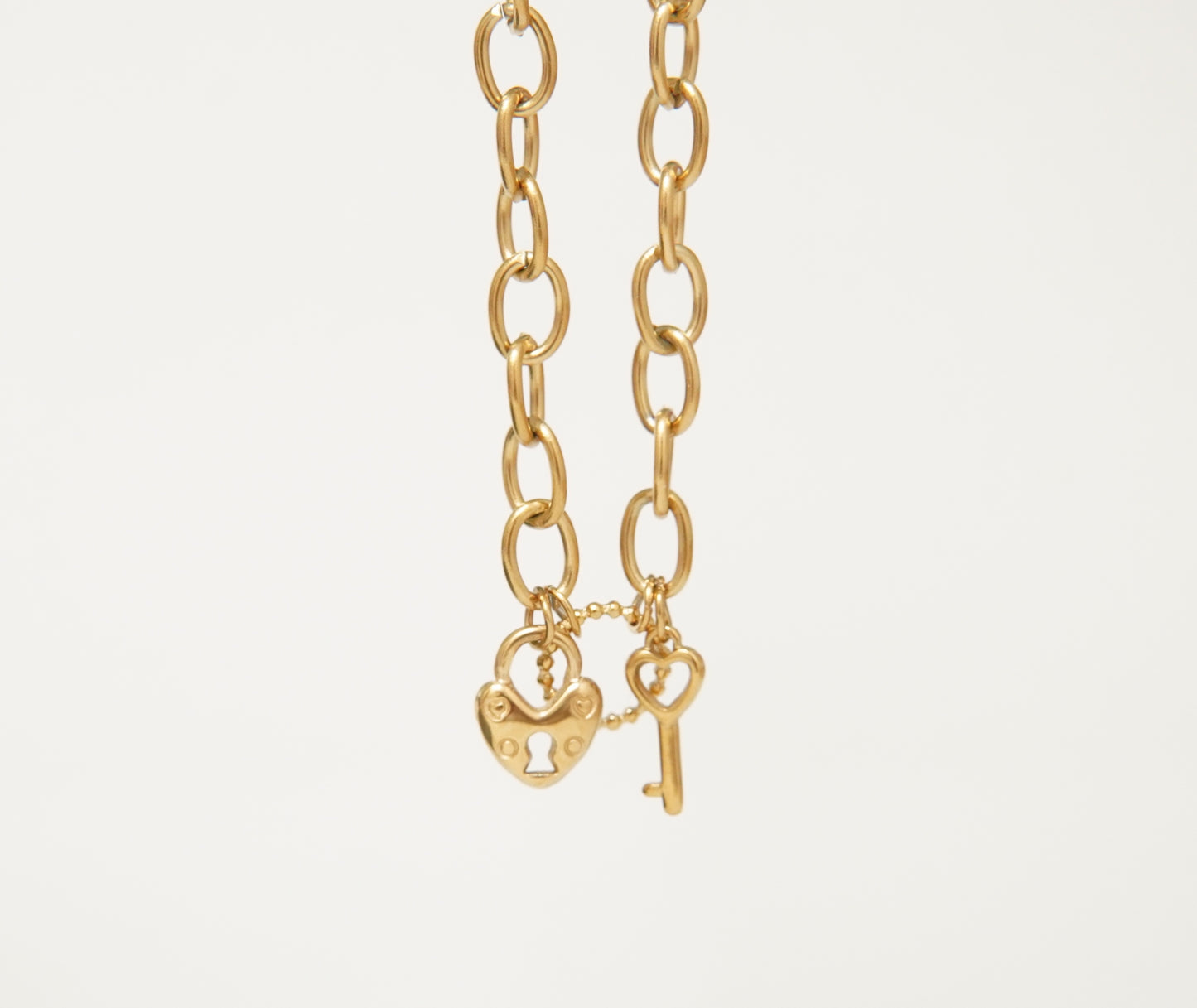 Heart & Key Necklace