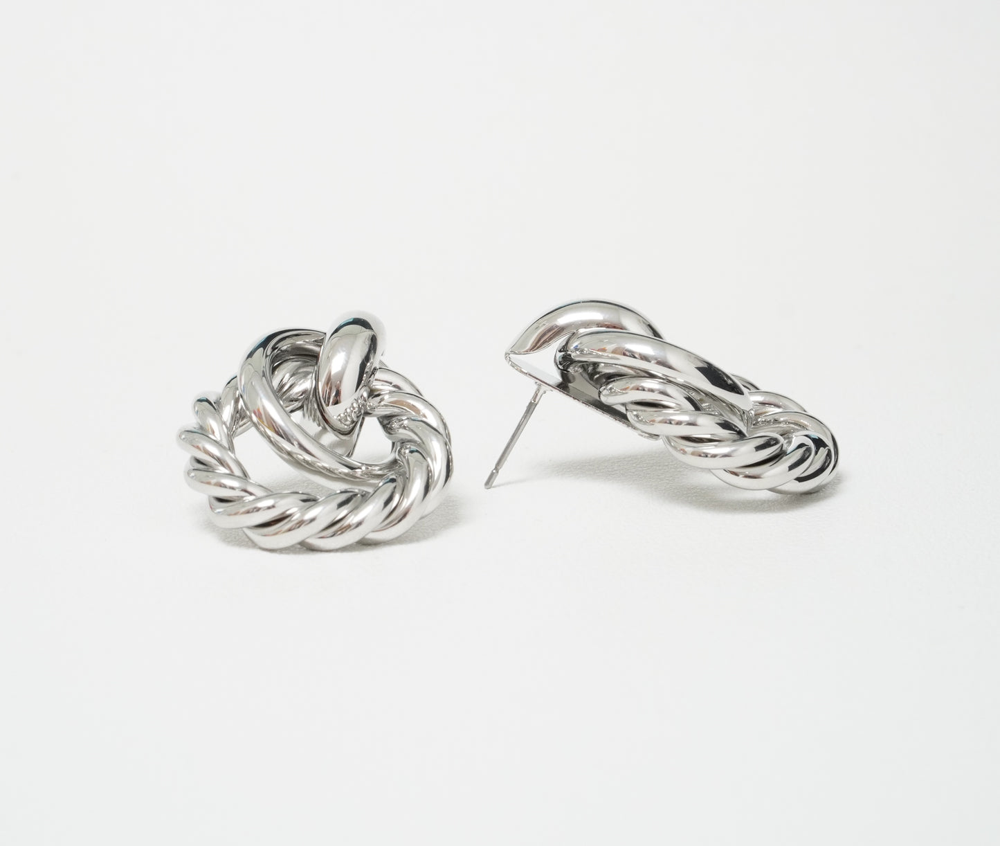 Silver Curlé Earrings