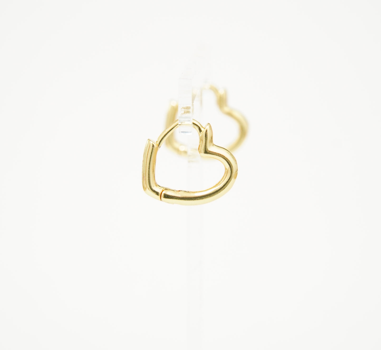 Minimal Heart Earrings