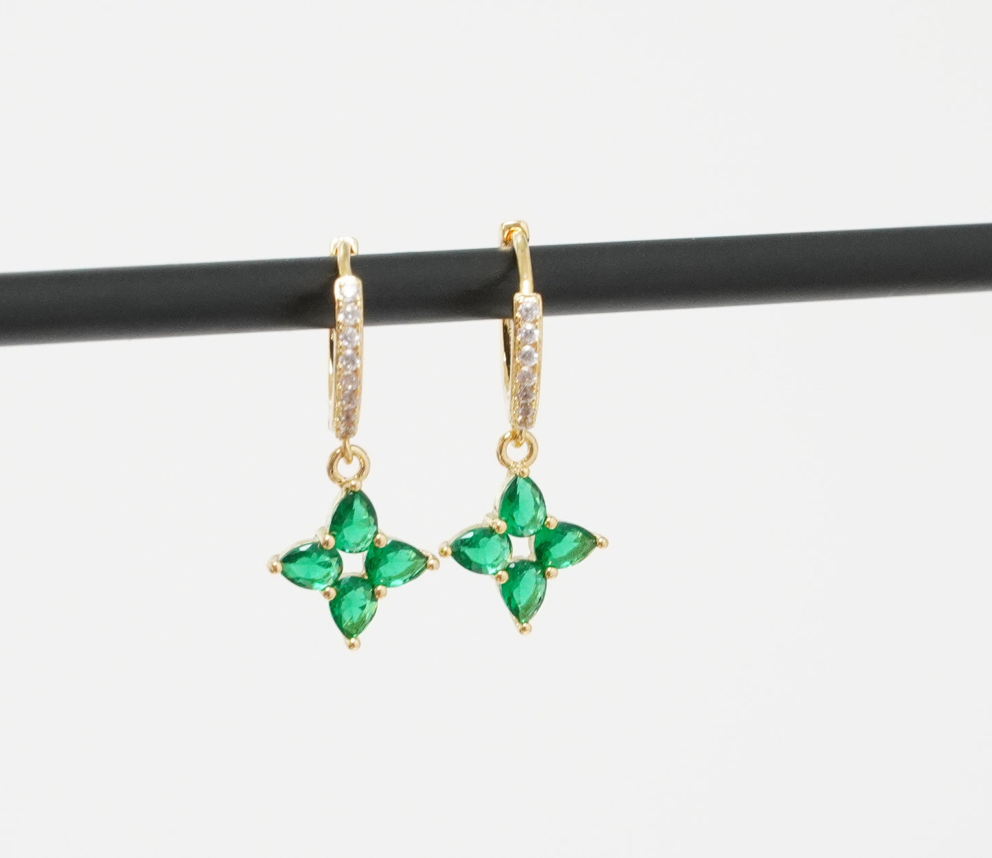 Sophie Emerald Earrings